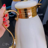 2 Prestige trays + 2 large thermoses + 12 marble glasses